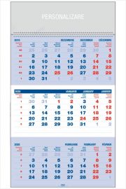 Calendar triptic de perete Clasic