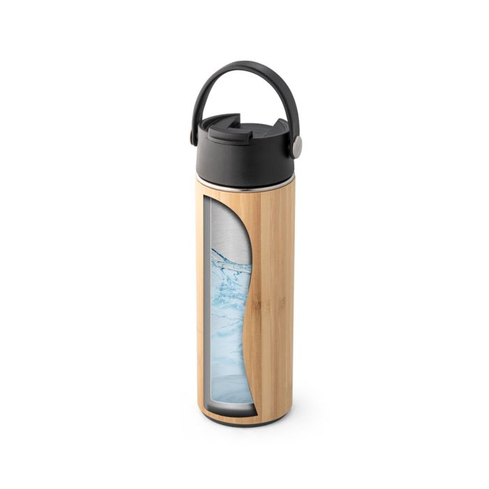 LAVER. Termos cu izolare în vid 440 mL - Negru - 440 mL