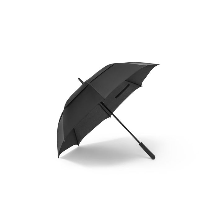 GAVIN. 27'5” umbrelă în 190T pongee cu deschidere automată - Negru - Personalizat