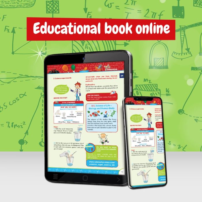 6 in 1 Super Science Kit I. Joc educațional pentru copii - Asortat - Personalizat
