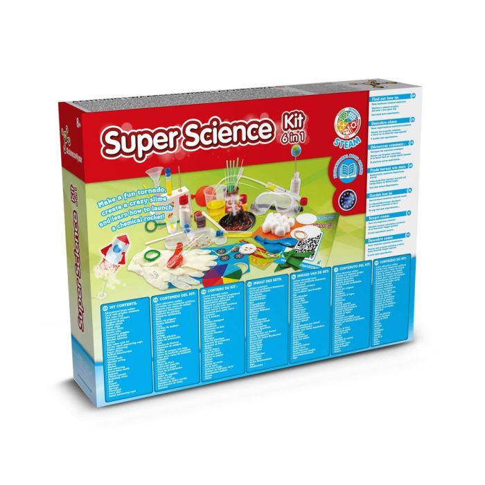 6 in 1 Super Science Kit I. Joc educațional pentru copii - Asortat - Personalizat