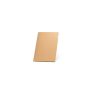 ALCOTT A6. Notepad cu coperta de carton (250 g/m²) și pagini simple - Natural