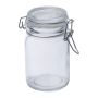 Borcan cu capac blocabil, 200 ml - Transparent - ø 5,9 × 11,5 cm