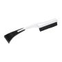 Racletă din plastic cu mătură - Alb  - 40,5 × 10 × 7,5 cm