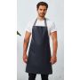 'DISTRICT' WAXED LOOK DENIM BIB APRON