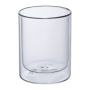 Pahar din sticlă cu perete dublu, 330 ml - Transparent - ø 8,4 × 10,7 cm