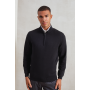 MEN'S QUARTER-ZIP KNITTED SWEATER