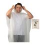 Poncho compostabilă - Transparent - one size