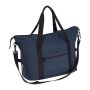 Duffel bag made from recycled cotton - Navy Heather - 55 x 24 x 36 cm