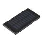 Powerbank solar, 8000mAh - Negru - 15,2 × 7,5 × 1 cm