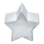 Lumină LED în formă de stea - Alb  - 8 × 5 × 7,5 cm