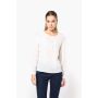 LADIES' LONG-SLEEVED CREPE BLOUSE
