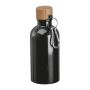 Stainless steel drinking bottle with carabiner, 40