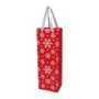 Pungă cadou din hârtie - Rosu - 12 × 9 × 35