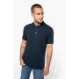 MEN'S SHORT SLEEVE POLO SHIRT WITH MANDARIN COLLAR