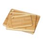 Set of three cutting boards - Beige - 33 × 24 × 3 cm