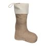 Șosetă de Crăciun - Beige - 24 × 0,5 × 42 cm