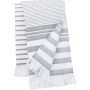 STRIPED FRINGED FOUTA