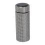 Small stainless steel drinking bottle with rhinest - Grey - ø 6,8 x 18,5 cm