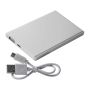 Powerbank 2200mAh cu cablu USB - Alb  - 11,9 × 6,7 × 0,9 cm