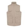 UNISEX PADDED MULTI-POCKET POLYCOTTON VEST