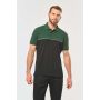 UNISEX ECO-FRIENDLY TWO-TONE SHORT SLEEVE POLO SHIRT