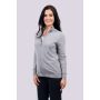 WOMEN’S FULL ZIP CARDIGAN FINE GAUGE COTTON