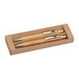 Set de scris din bambus - Beige - 17,2 × 5,2 × 2,2 cm