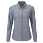 WOMEN'S ORGANIC CHAMBRAY FAIRTRADE SHIRT