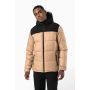 UNISEX BI-TONE PADDED JACKET WITH HOOD