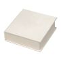 Bloc notes din cutie pentru lapte reciclat - Beige - 7,8 × 2,7 × 7,7 cm