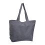 Cord shopper, 250 g/m² - Grey - 49 x 13,5 x 36 cm
