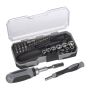 41-piece tool set incl. ratchet - Grey - 17,8 x 9,6 x 3,4 cm