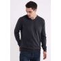 MEN’S V-NECK FINE GAUGE COTTON PULLOVER
