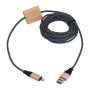 3 m fast charging cable - Beige - 305 x 2,8 x 1 cm