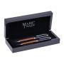 Set de scris din lemn Mark Twain  - Beige - 18,5 x 8 x 4 cm