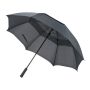Umbrelă automată golf pongee cu protecţie antivânt - Negru - ø 132 × 97,5 cm