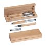 Set de scris din lemn Mark Twain - Beige - 17 × 5,1 × 2,4 cm