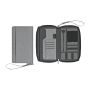 Mapă pentru documente cu powerbank integrat - Gri - 15 × 24,5 × 2,7 cm