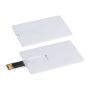 Card USB, 8GB, de pe stoc - Alb - 8,3 × 5,2 × 0,2 cm - Personalizat