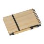Bloc notes cu copertă din bambus A6 - Beige - 9,9 x 1,5 x 14,8 cm