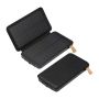 Powerbank solar de 8000mAh - Negru - 15,5 × 8,5 × 1,8 cm