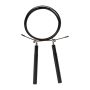 Coardă de sărit, metalic - Negru - adjustable - Personalizat
