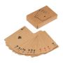 Joc clasic de cărţi de poker - Beige - 6 × 1,7 × 9 cm