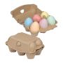 Cretă în formă de ouă - Beige - 15 × 10 × 7 cm