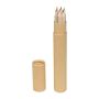 Set creioane colorate 7 buc. - Maro - 18,7 × ø 2,5 cm