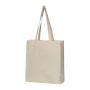 Sacoșă din bumbac organic, 180g/m2 - Beige - 38 × 10,5 × 42