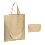 Sacoșă non woven pliabilă - Beige - 21 × 2 × 13 cm