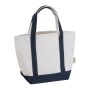 Sacoșă mică din bumbac reciclat - Beige - 37 x 14 x 24 cm