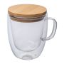Ceașcă din sticlă cu perete dublu, 350 ml - Transparent - ø 9,1 × 11 cm